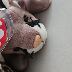 Bundle-Vuntage TY Beanie Babies Kitty Plush Toy Set Of 5